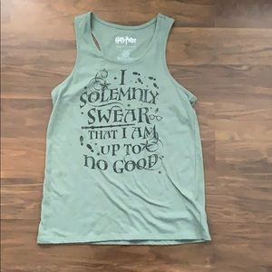 green harry potter tank top